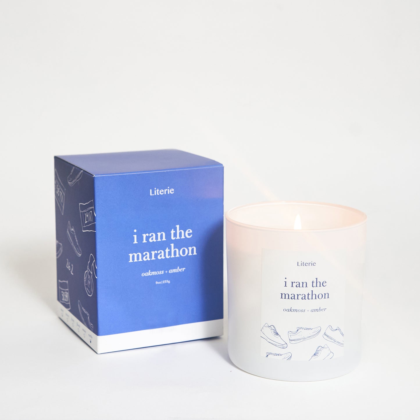 i ran the marathon candle