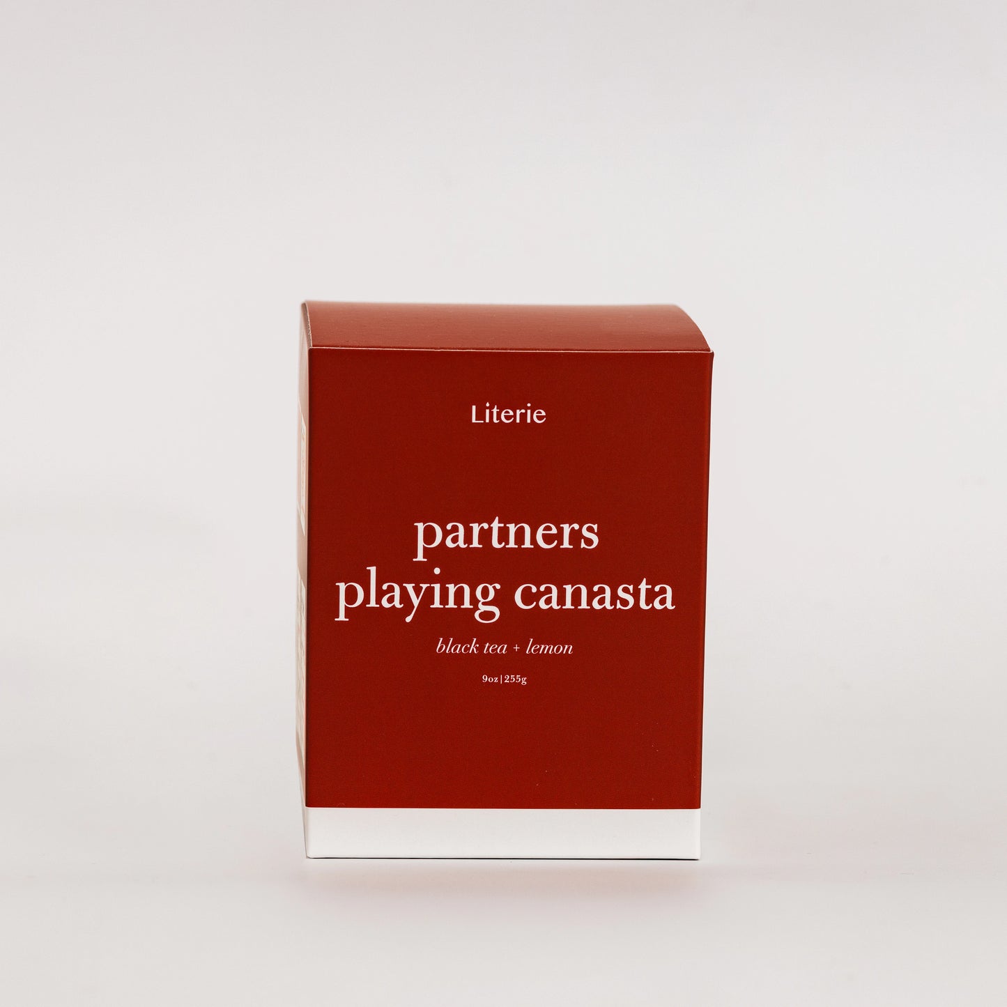 Partners Playing Canasta Candle box.
