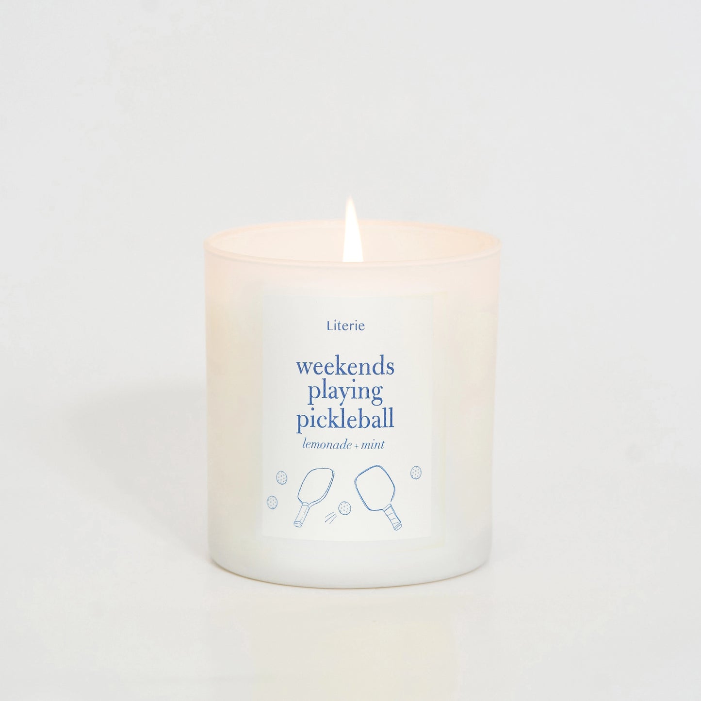 Weekend Playing Pickleball Candle No Box