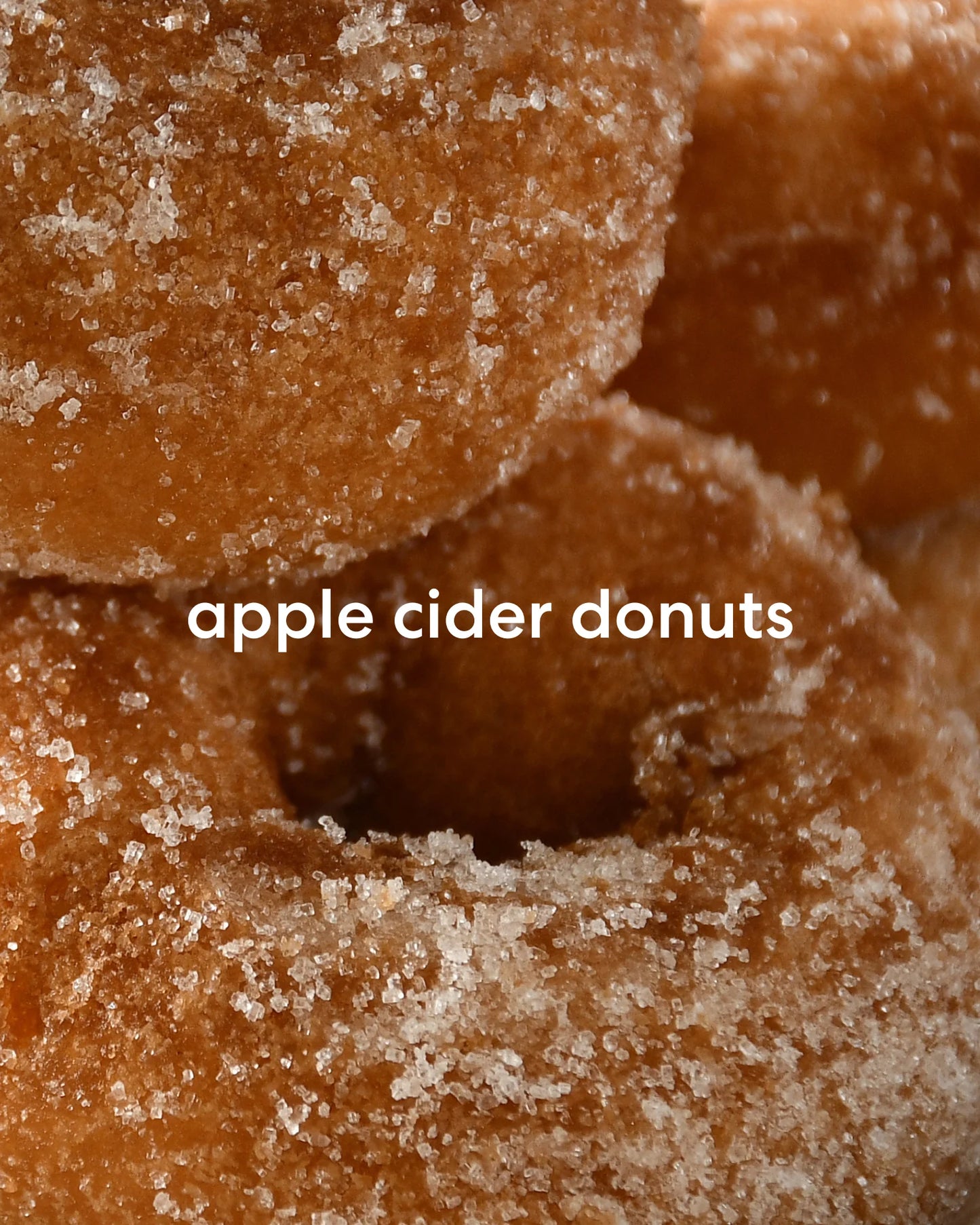 Sweet and spiced fresh apple cider donut scent.