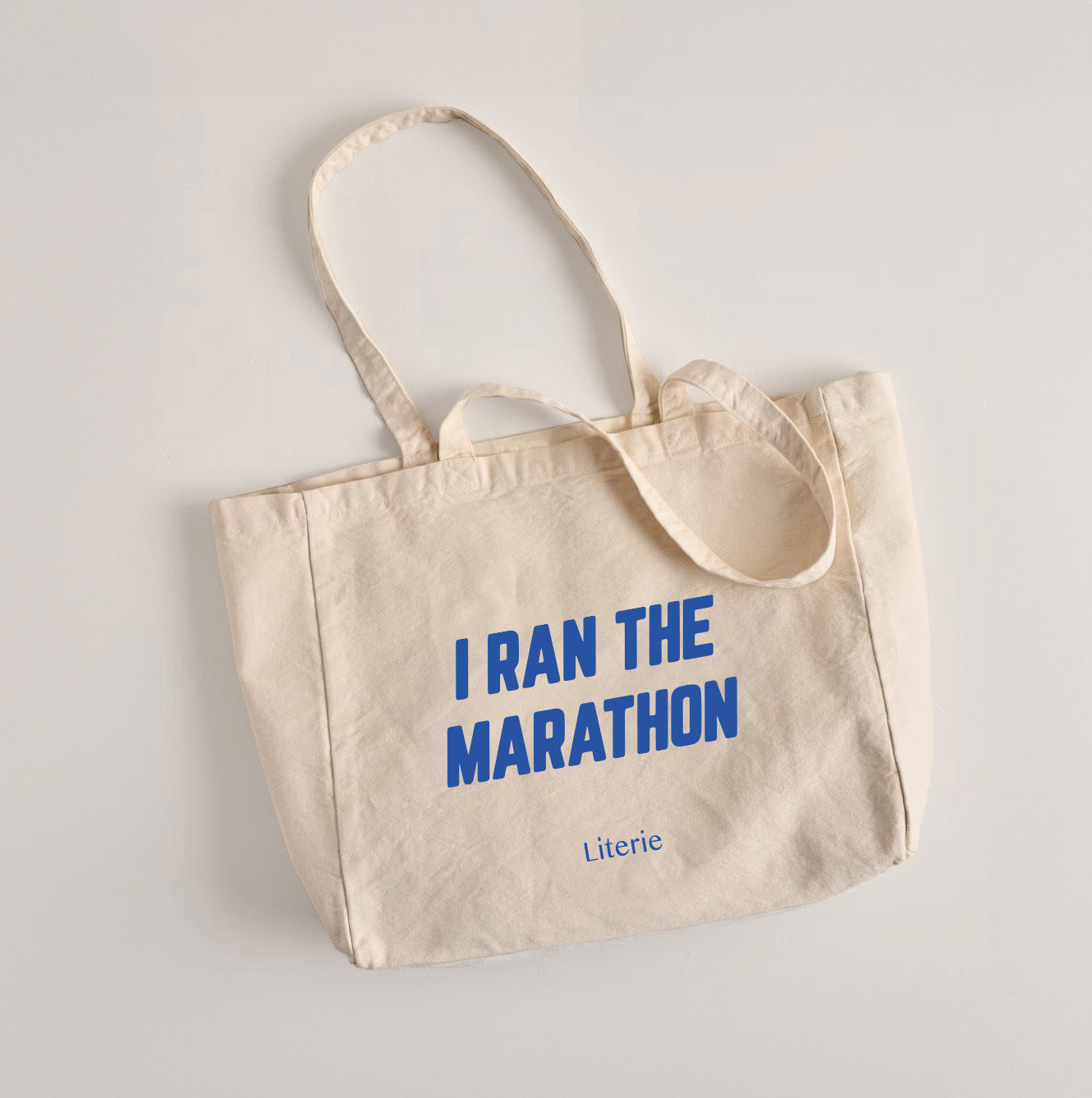 i ran the marathon tote bag