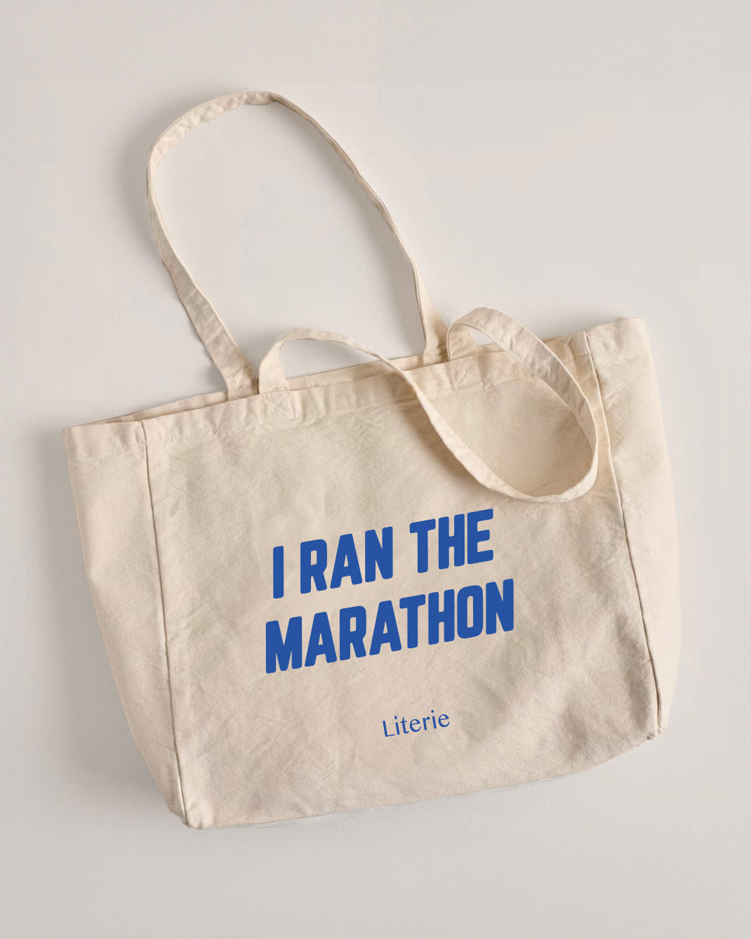 i ran the marathon tote bag