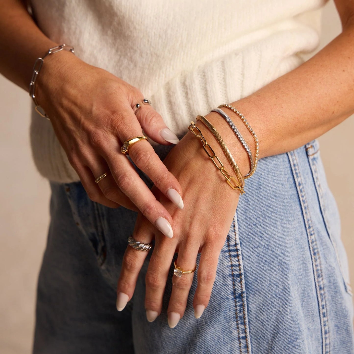 Paper Clip Chain Bracelet