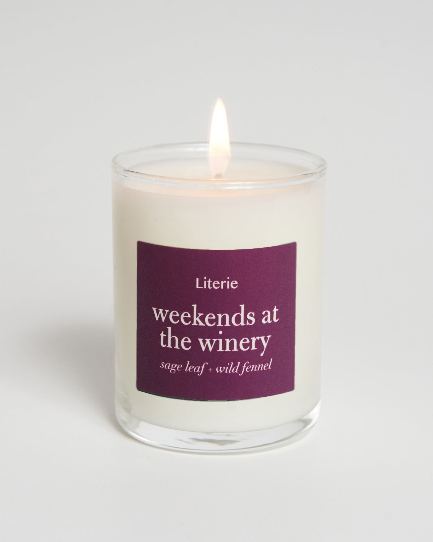 weekends at the winery candle little