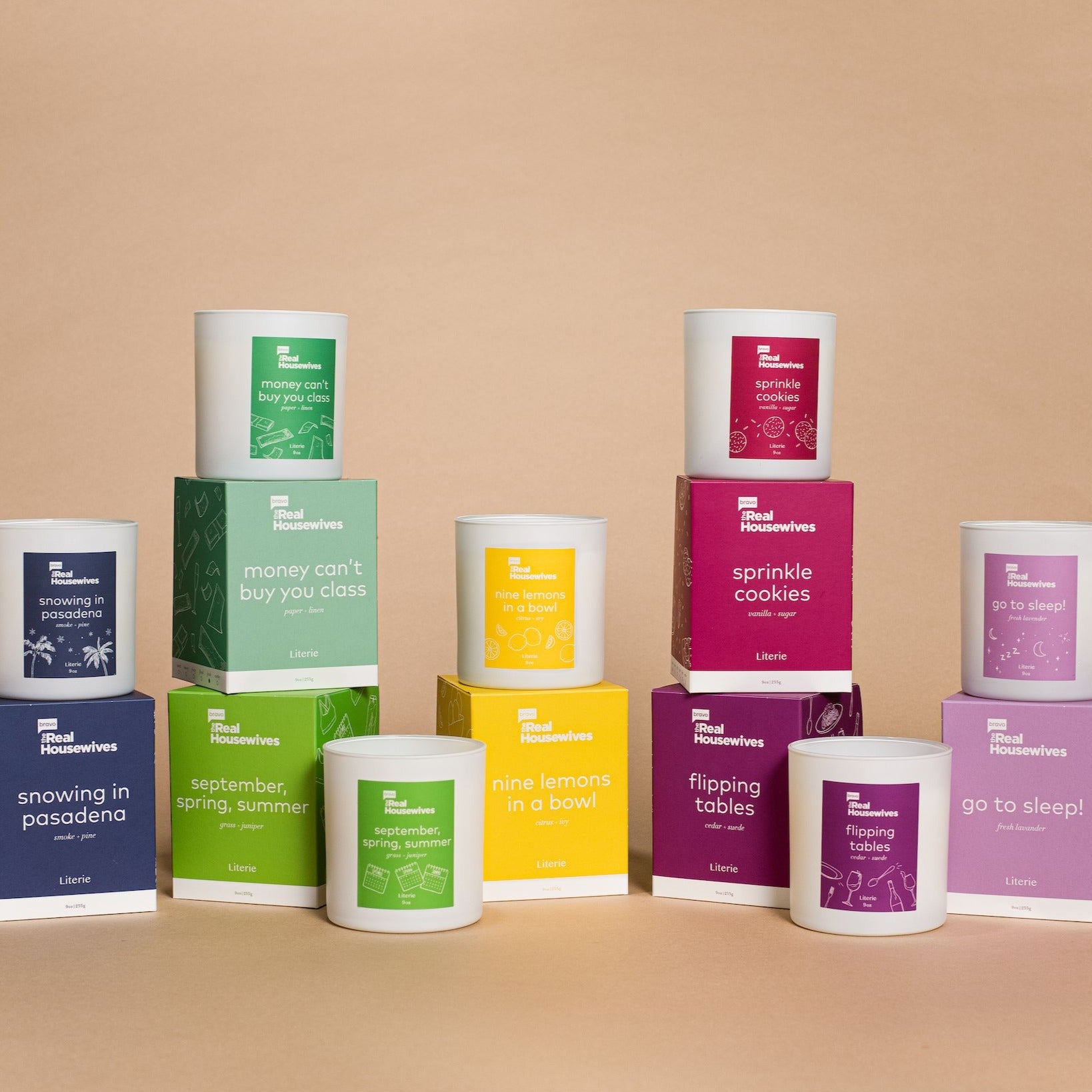 The Full Franchise Literie Candles