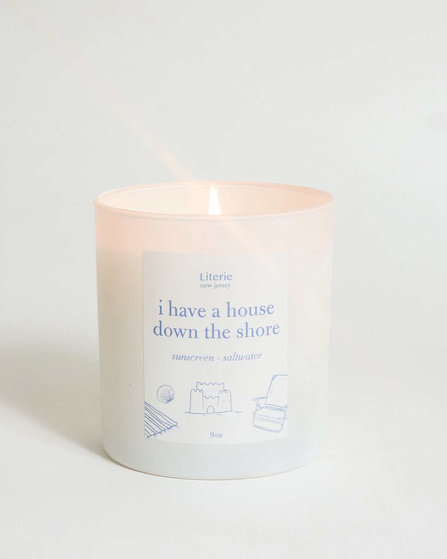 I have a house down the shore nontoxic candle.