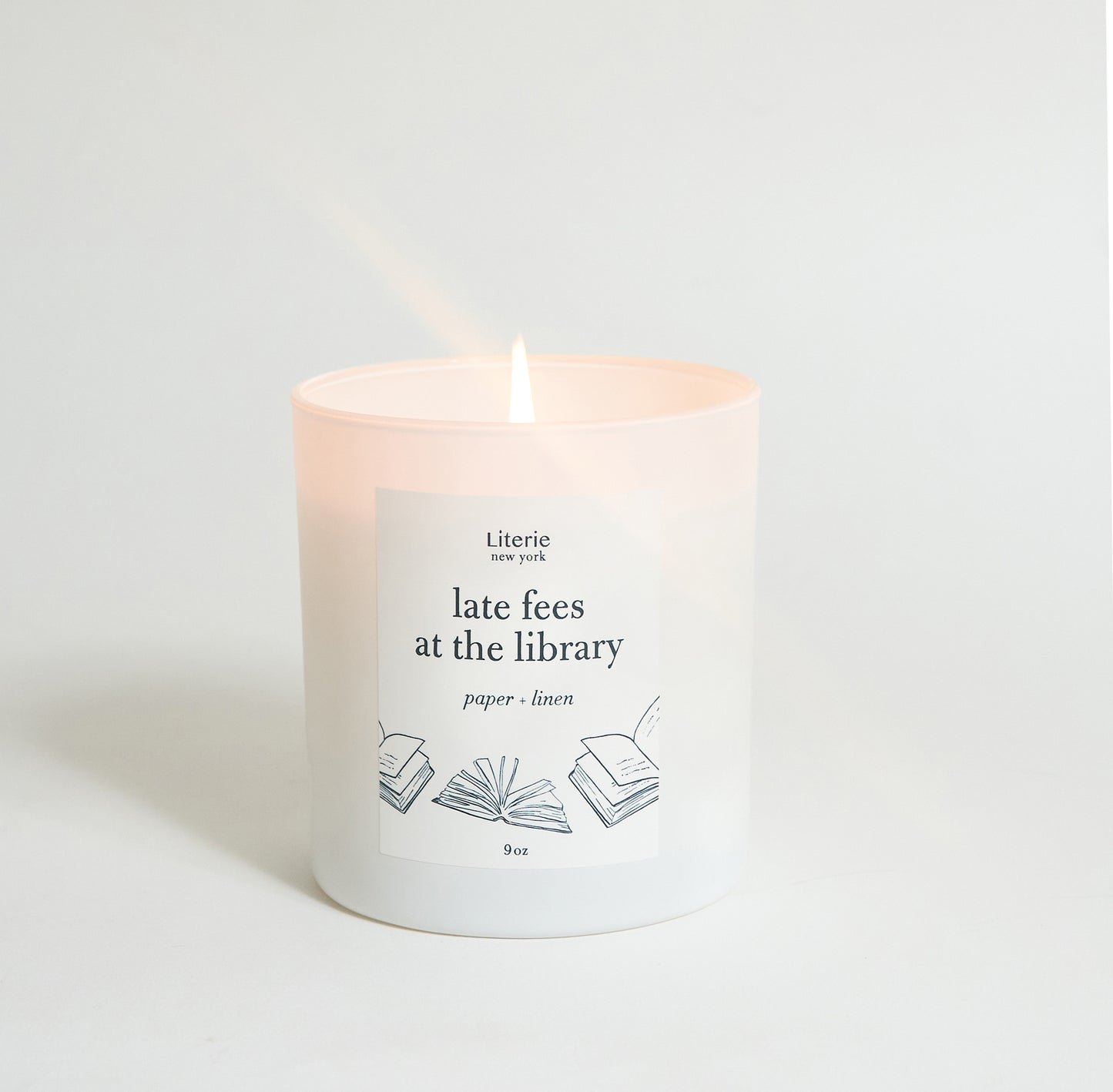 Late fees at the library candle.
