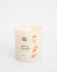 Pain au chocolat Emily in Paris candle.