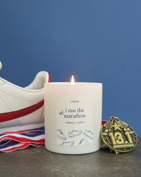 half marathon candle