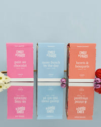 Emily In Paris candle set boxes.