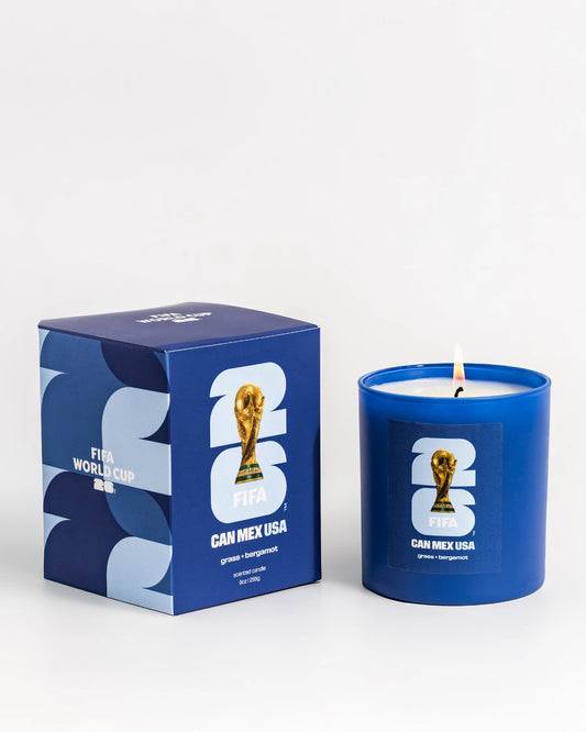 The official Team USA candle of the 2026 FIFA World Cup by Literie.