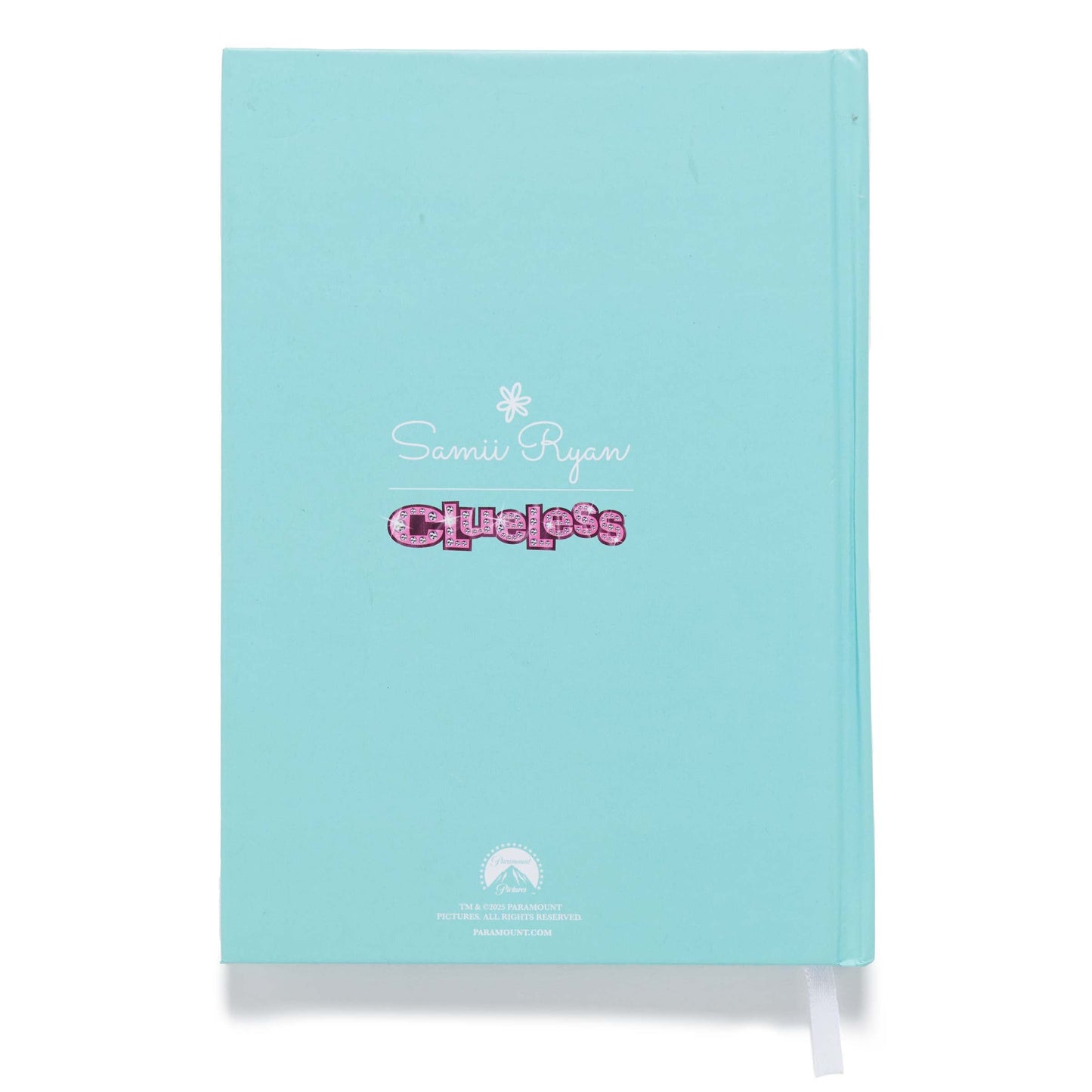 Light blue notebook with 'Clueless' branding on a white background