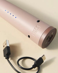 Up close image of the lighter and charger.