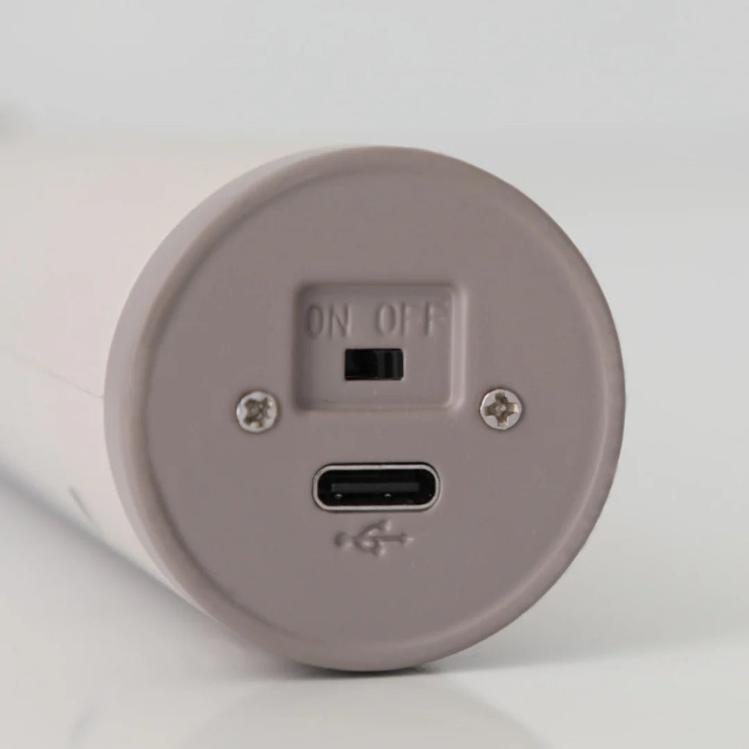 Bottom of the Luma Flume electric lighter in Sandstone.