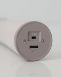 Bottom of the Luma Flume electric lighter in Sandstone.
