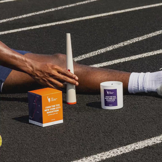 I ran the TCS nyc marathon candle and lighter.