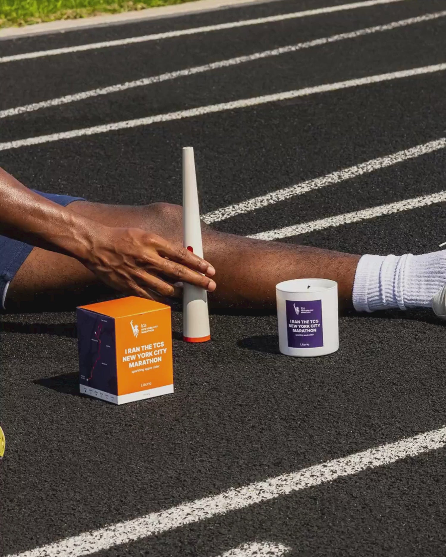 I ran the TCS nyc marathon candle and lighter.