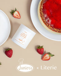 Junior's cheesecake candle